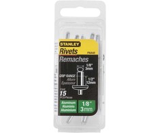 Stanley Nit Aliuminio kniedės 1/8" x 1/2" (3x13mm) 15 vnt.
