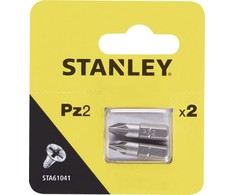 Stanley Koncówki Atsuktuvo antgaliai - pozidriv pz2/25 (2 vnt.)