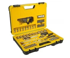 STANLEY Rinkinys KLUCZY 1/4",1/2" 75 vnt.