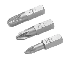 Stanley IRWIN antgalių rinkinys 3 vnt. PZ1 PZ2 PZ3 /25mm
