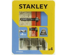 STANLEY MECHANINIS ANKERIS 8x65mm 4vnt. DIDELĖMS APKROVOMS %%%