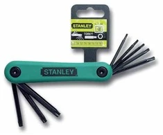 STANLEY KLUCZE TORX 8 vnt. SKŁADANE T9-T40