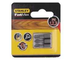Stanley Koncówki Atsuktuvų antgalių rinkinys – „Philips“ ph1, 2, 3/50 (3 vnt.)