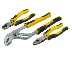 STANLEY PLIERS DYNA GRIP RINKINYS 3 vnt.