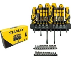 Grąžtas Atsuktuvų komplektas Stanley; 57 vnt.