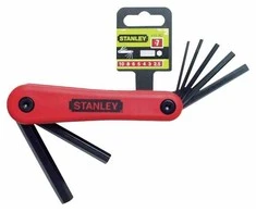 STANLEY KLUCZE IMBUSOWE SKŁADANE 7szt. /2.5-10mm/
