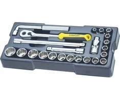 Veržliarakčių rinkinys Stanley STMT1-74726 modulinių lizdų, kelių spalvų, 1/2 colio, 23 dalių rinkinys