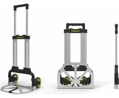 Stanley Fatmax Sack Barrow Folding Aliuminio 70 kg FXWT-705 Juodas, Sidabrinis