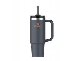 Stanley Thermo puodelis su šiaudeliu The Quencher H2.O FlowState Tumbler 0,89 l pilkas