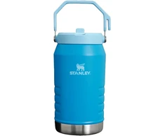 Stanley Termoso buteliukas su šiaudeliu The IceFlow Flip Straw 2.0 Jug 1.90L mėlynas