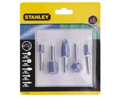 Stanley Šlifavimo akmenukų rinkinys 6 mm, 5 vnt.