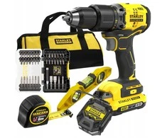 DRILL/DRIVER SET WITH ACCESSORIES SFMCK101D1S STANLEY