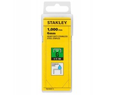 STANLEY KABĖS G 6mm 1000 PATVARIOS, NERŪDIJANTIS PLIENAS