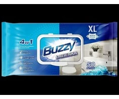 Staples Mondex BUZZY drėgnos servetėlės vonios kambariui, 50 vnt., vandenyno spalvos