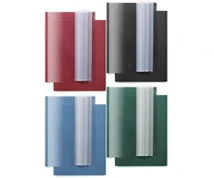 Staples Dovre Express dokumentų įrišimo rinkinys A4/4,5 mm mėlynas (10 vnt.)