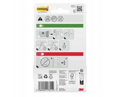 Staples Savaiminio sukibimo juostelės COMMAND™ (17020), keičiamos, mini, 40 vnt., permatomos