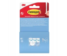 Staples Savaiminio sukibimo juostelės COMMAND™ (17020), keičiamos, mini, 40 vnt., permatomos