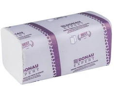 Staples Popierinis rankšluostis ZZ celiuliozės DONAU EXPERT, 1 sluoksnio, 3600 lapelių, 20 vnt., baltas (42451419-14)