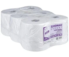 Staples Rankšluostis ritinyje celiuliozinis DONAU EXPERT Maxi, 2 sluoksnių, 500 lapelių, 6 vnt., baltas (42351118-14)