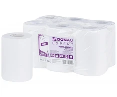 Staples Popierinis rankšluostis rulone DONAU EXPERT Mini, 2 sluoksnių, 200 lapelių, 6 vnt., baltas (42351418-14)
