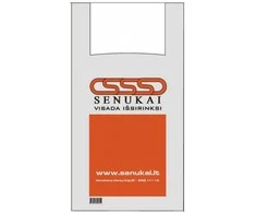 Shopping bag hdpe senukai 30mk 40/10x64