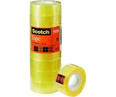 Staples Kabės Scotch tape skaidri 508 15mmx33m 10/p