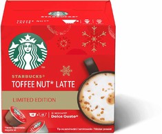 Starbucks Nescafé Dolce Gusto Toffee Nut Latte kapsulės, 12 vnt. ŠVENTINIS MIŠINYS