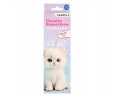 Starpak KŪRYBINGAS DEIMANTINĖS MOZAIKĖS KATINĖS RINKINYS MERGAITEI