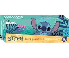 Starpak St. Majewski 12 spalvų plakatų dažai, 20ml, Lilo ir Stitch