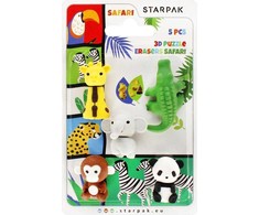 Starpak 3d Safari trintukai, 5 vnt.