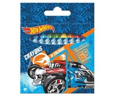 Kredki woskowe świecowe HOT WHEELS STARPAK 12 kol.