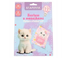 Starpak KŪRYBINIS RINKINYS KNYGA SU MOZAIKOS MERGAITEI KATINUI