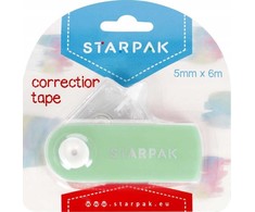 Starpak korektorius juostelinis 5mm x 6m, pastelinis žalias