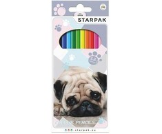 Starpak 12 spalvų mokykliniai pieštukai