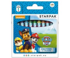 Vaškinės kreidelės Starpak Paw Patrol, 12vnt