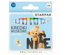 Starpak KREDKI WOSK 12KOL MIS STK PUD 12/144