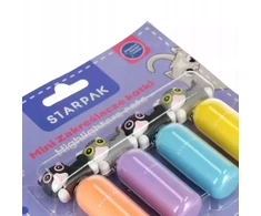 Mini žymekliai "katytės" Starpak, 4 spalvos
