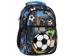 Starpak Mokyklinė kuprinė Football mėlynas