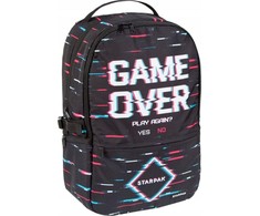 Starpak "game Over" jaunimo kuprinė, mokyklinė, kelioninė