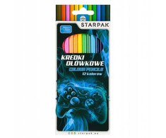 Starpak pieštukiniai dažai, 12 spalvų, vaikams