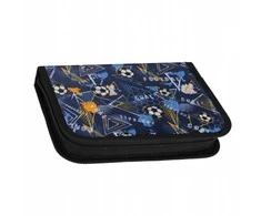 Starpak Pieštukų dėžutė 1ZAM 2FLAP FOOTB MĖLYNA IŠVESTIS STK-25 PB12/48
