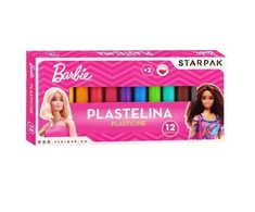 Starpak Star APVALUS PLASTILINAS MERGAITEI BARBIEMS, 12 SPALVŲ