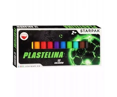 Plastilinas 12 spalvų Football Starpak