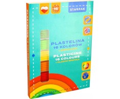 Plastilinas 16 spalvų Ant bangos - STARPAK