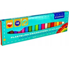 Starpak Plastilinas, 18 spalvų