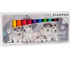 Starpak Mokyklinis plastilinas vaikams 12 spalvų