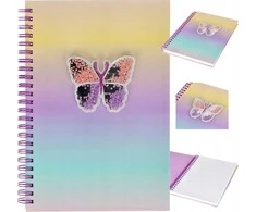 Pastabos ant spiralės A5 Motyl STARPAK 482206