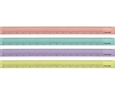 Starpak trikampė plastikinė liniuotė New Look 15cm (60 vnt.)