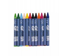 Starpak Vaško pieštukai 12 spalvų vaikams