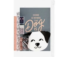 Starpak Mokyklinis rinkinys "dog" su pieštukais ir sąsiuviniu
